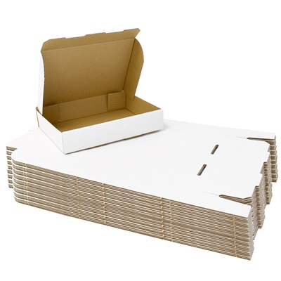 25 x PP4 White Postal Boxes 8.5x6x1.6